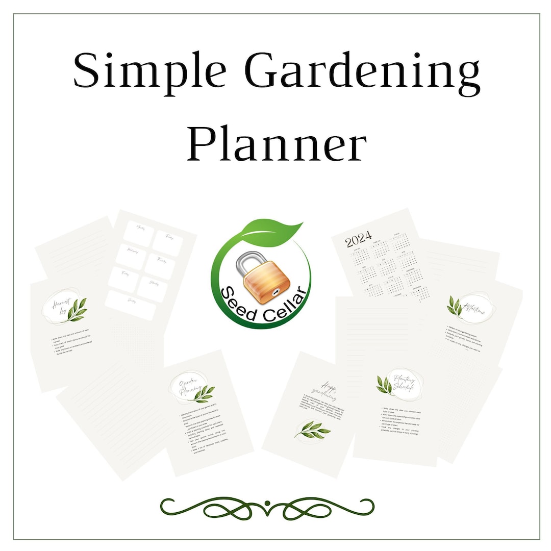 Printable Garden Planner for Beginners (digital Download) - Etsy