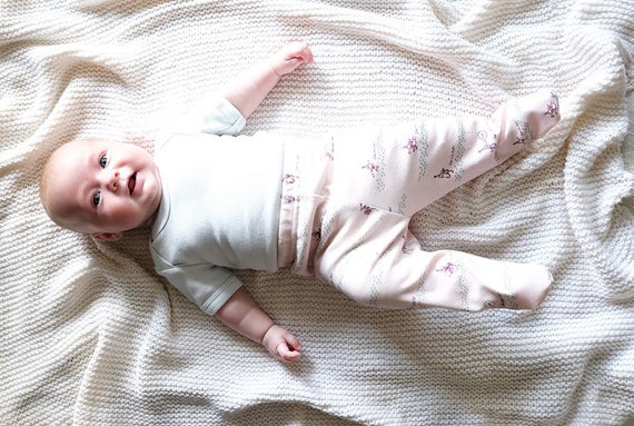 baby girl pants with feet