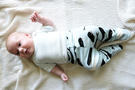 baby boy pants with feet