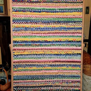 Loom, Big Boy Adjustable Twining Loom With Leg Set, Makes 3' X 5' rug Plus multiple sizes. 3-4 weeks until built and shipped. image 8