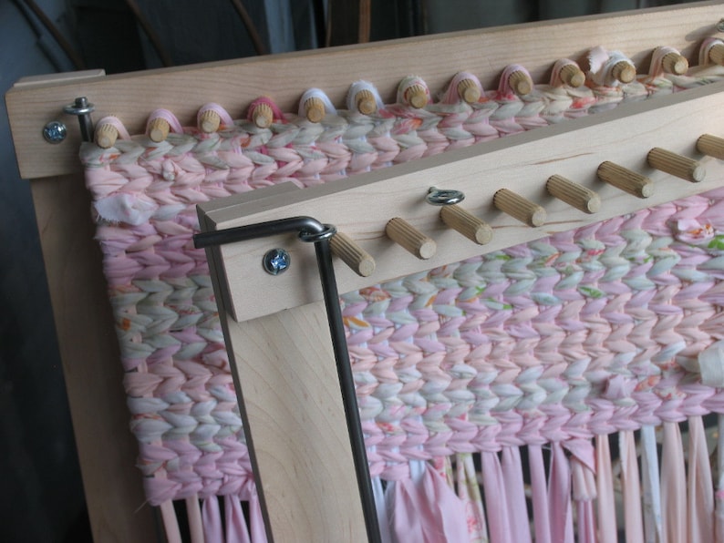 Twining Loom For Place Mats