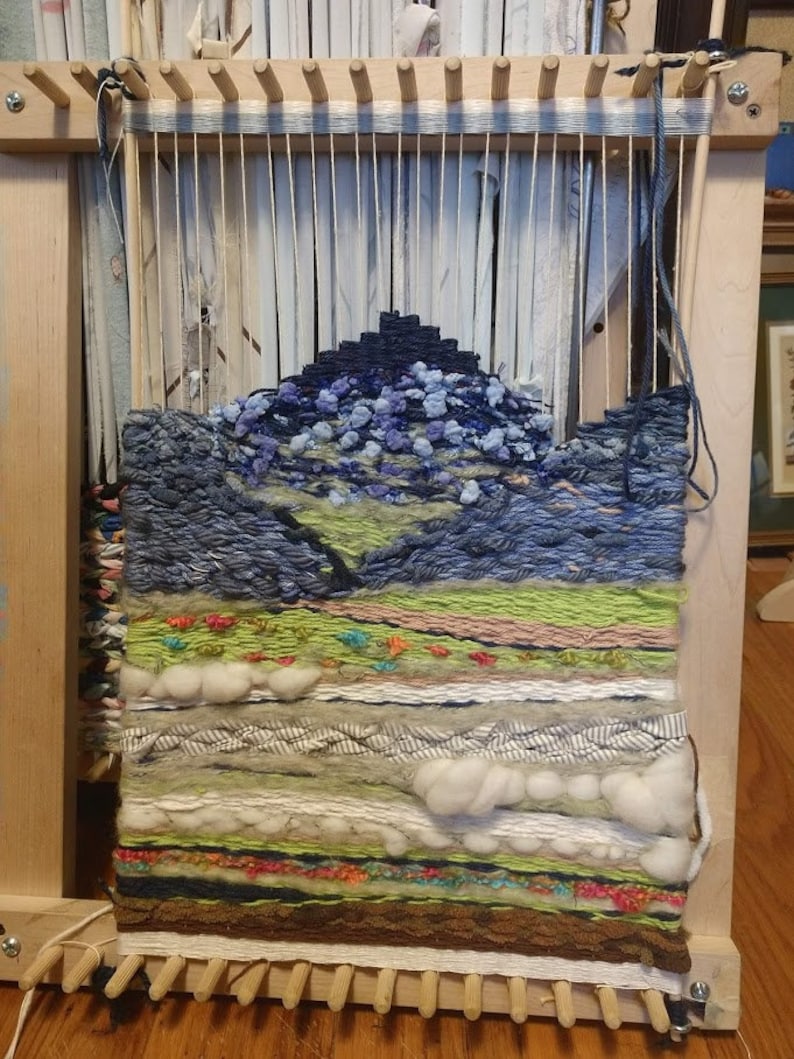 Twining Loom For Place Mats