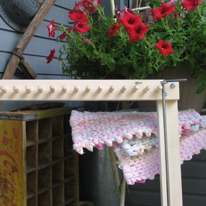Twining Loom For Place Mats