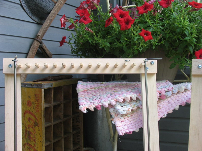 Twining Loom For Place Mats