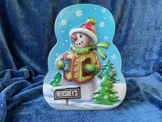 ハーシーチョコレート 缶ケース ハーシーズチョコレート缶 ハーシーズスノーマン缶 ハーシーズ缶
