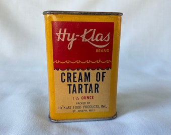 Hy-Klas Spice Container Cream of Tartar Hy-Klas Brand Spice Box