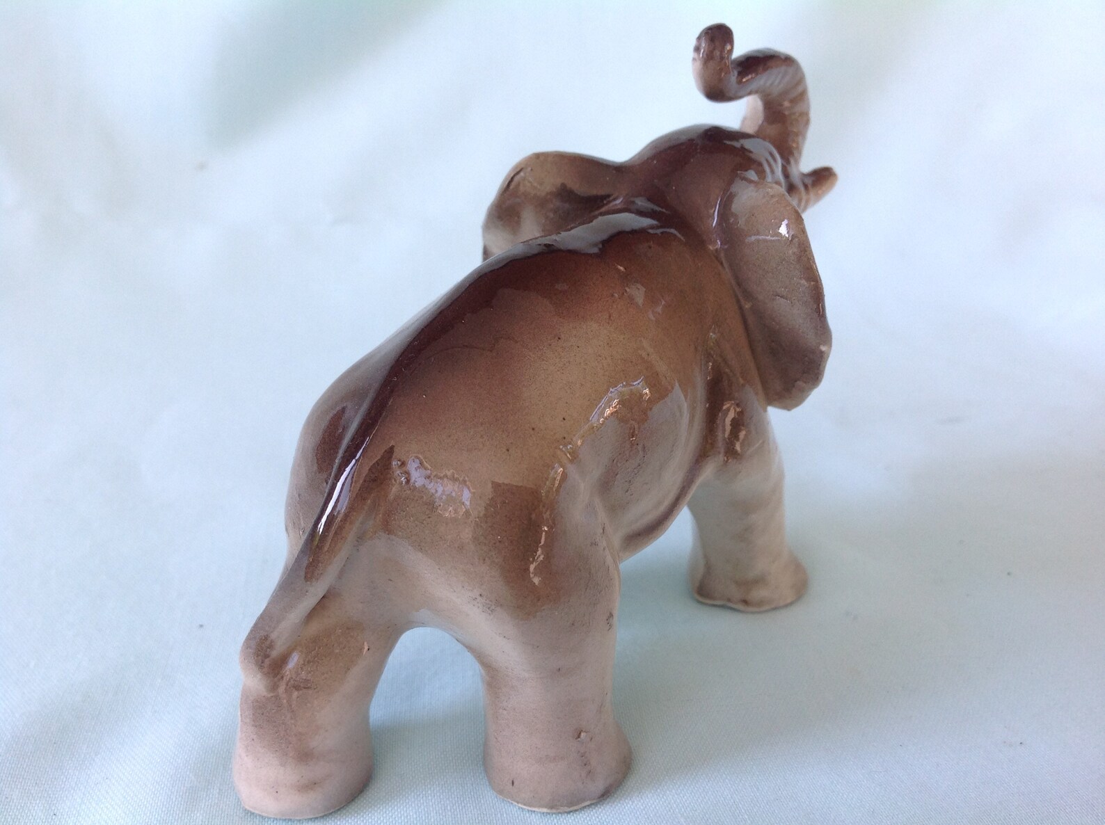 Elephant Figurine Porcelain Elephant Made in Japan Etsy