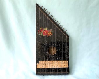 Zither Made in Czechoslovakia