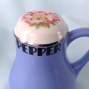 Hall China Royal Rose Pepper Shaker