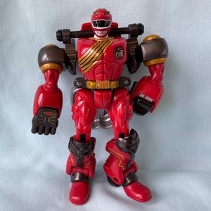 Power Rangers Wild Force Red Ape Primal Morphin 2001 Bandai Gorilla Zord