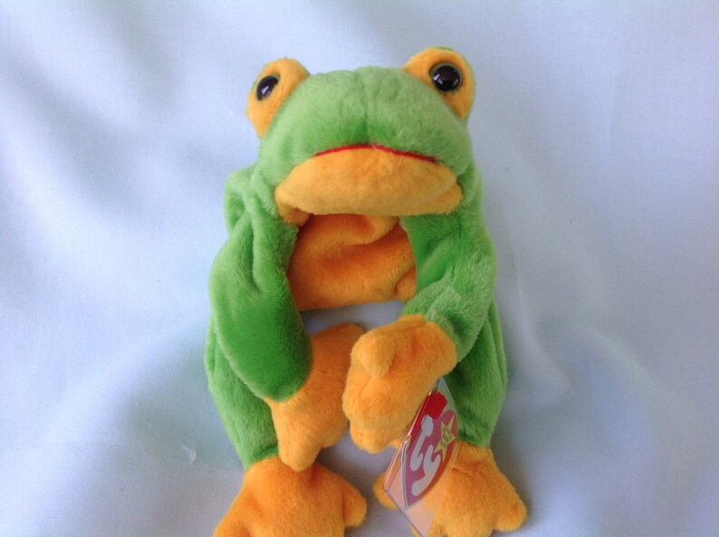 Smoochy Beanie Baby Ty Green Frog Beanie Baby 1997 Ty Plush - Etsy