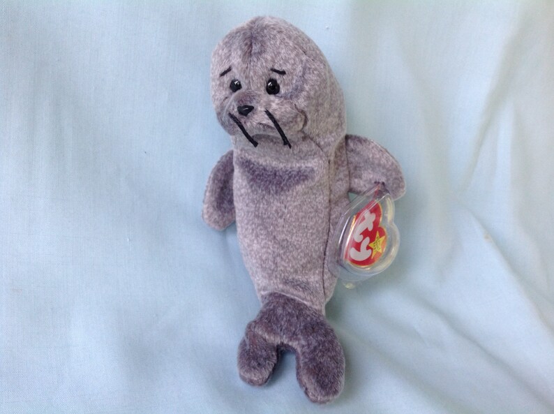 Slippery Beanie Baby Ty Seal Slippery Beanie Baby 1999 Retired Beanie Baby Sea Lion