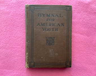 Psalmbok för amerikansk ungdom 1924 Inbunden