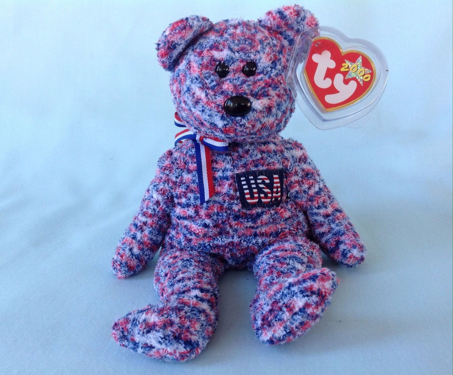 USA Ty Beanie Baby 2000 Ty Patriotic USA Bear Beanie Baby | Etsy