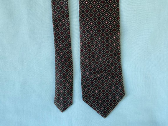 Stafford Necktie Deep Gray with Red Man's Tie - image 2