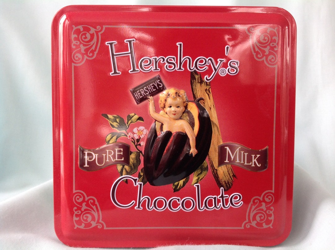 Hershey Tin Red Hershsy Canister - Etsy