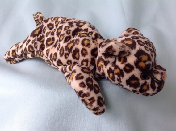 leopard beanie baby