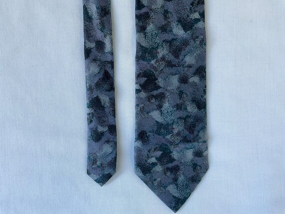 Enrico Coveri Necktie Blue Pattern Tie - image 2