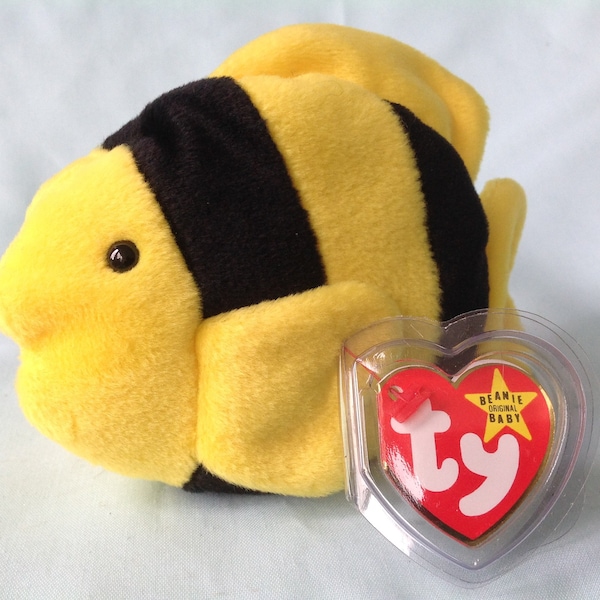 Ty Beanie Babies Bubbles the Fish Etsy