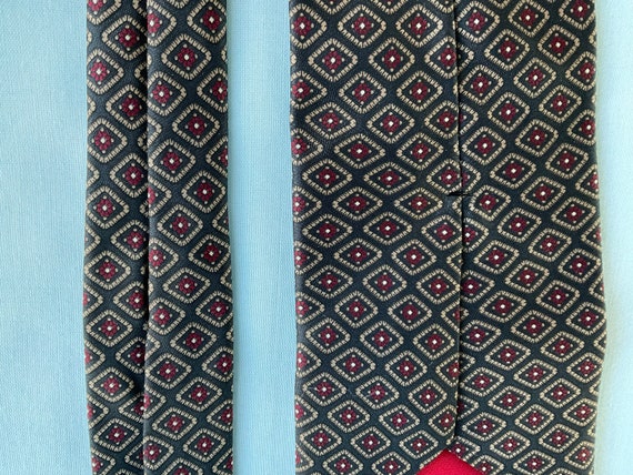 Stafford Necktie Deep Gray with Red Man's Tie - image 7
