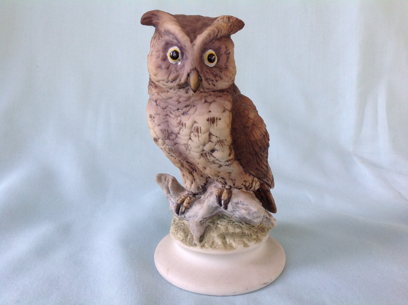 Lefton Owl Figurine Owl Porcelain KW866 Knick Knack Etsy