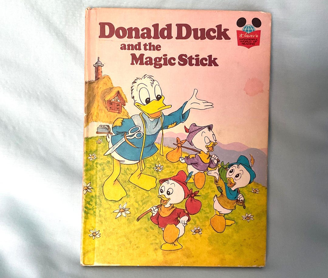 Donald Duck and the Magic Stick Book Walt Disney Productions 1974 - Etsy