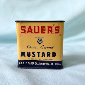 Sauer&#39;s Spice Tin Ground Mustard C.F. Sauer Co.