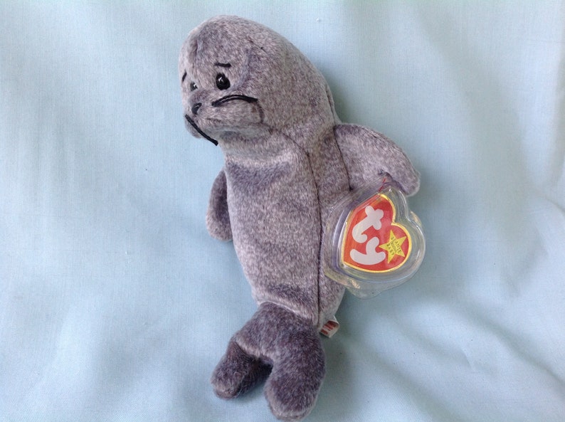 Slippery Beanie Baby Ty Seal Slippery Beanie Baby 1999 Retired Beanie Baby Sea Lion