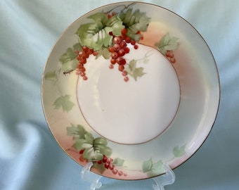 Bavaria Plate J & C Bavaria 8 1/4" Orange Berries Plate