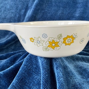 Corning Ware 1 pint Saucepan Floral Bouquet P-81-B Corningware Floral Bouquet Pan Pyrex Floral Bouquet