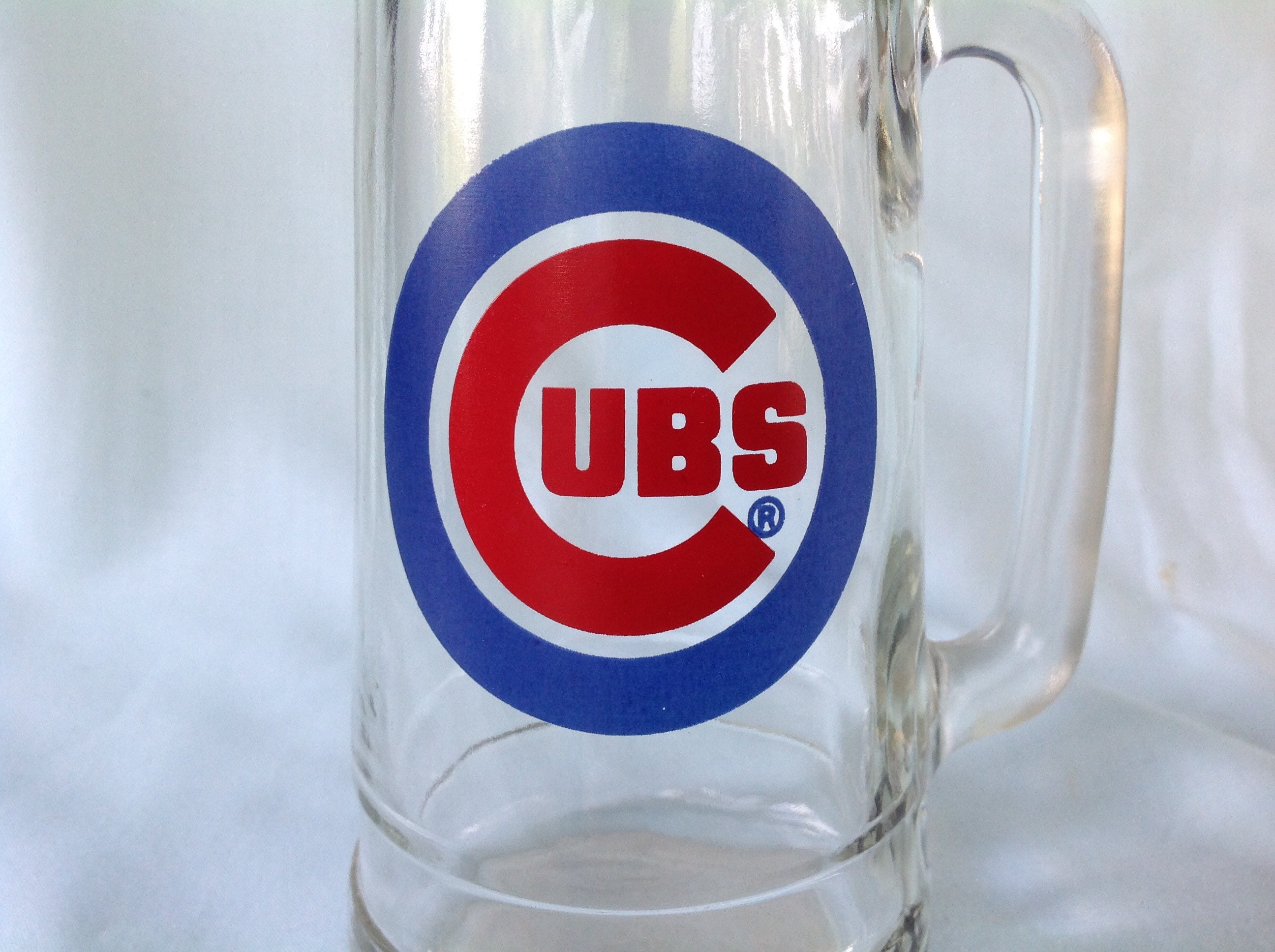 Cubs Mug Chicago Cubs Stein MLB Cubs Glass Beer Mug | Etsy
