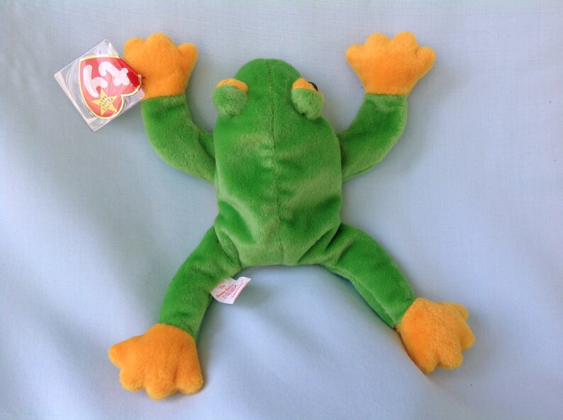 Smoochy Beanie Baby Ty Green Frog Beanie Baby 1997 Ty Plush - Etsy
