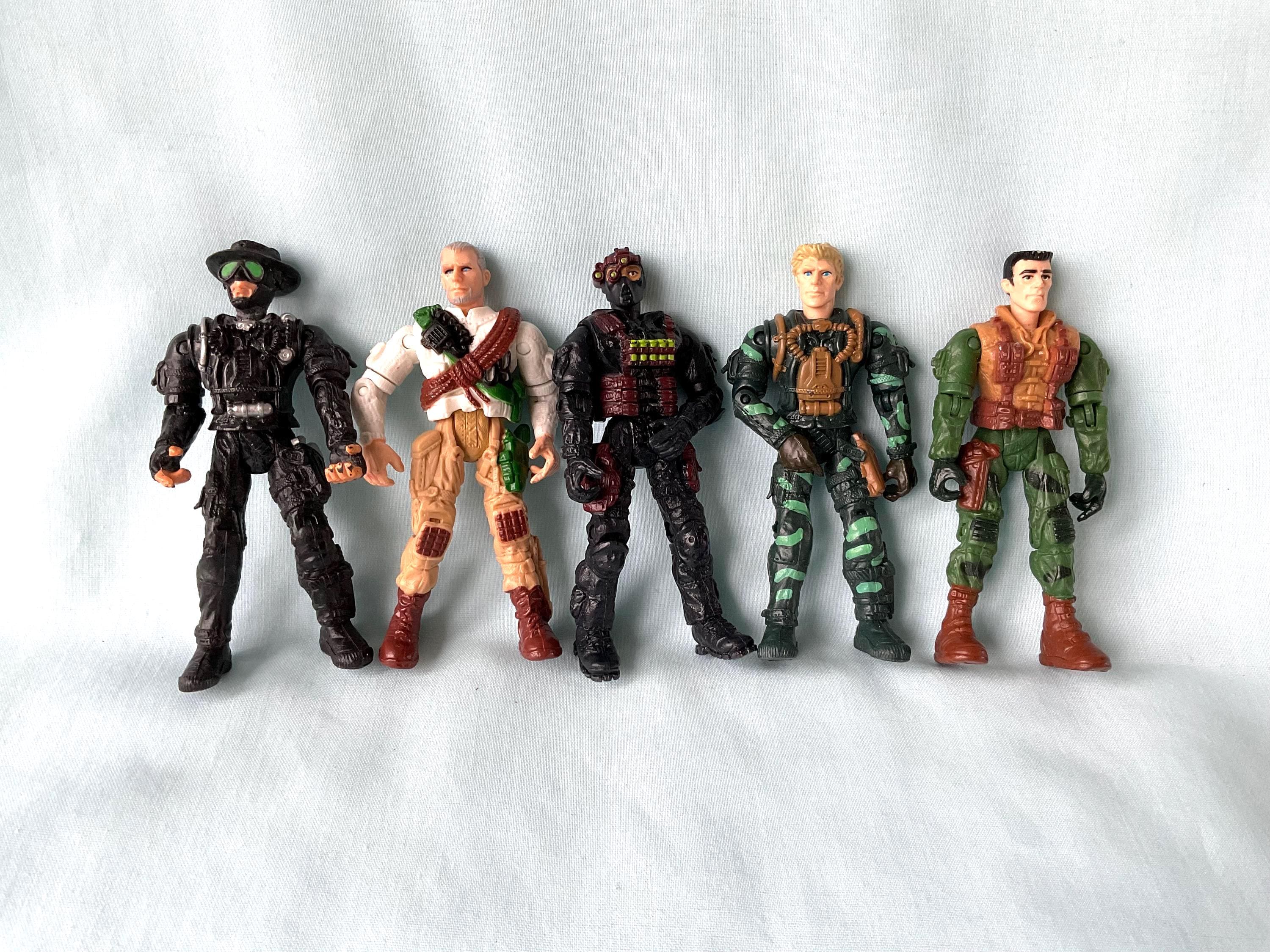Lanard the Corps Triple Threat 5 Action Figures - Etsy