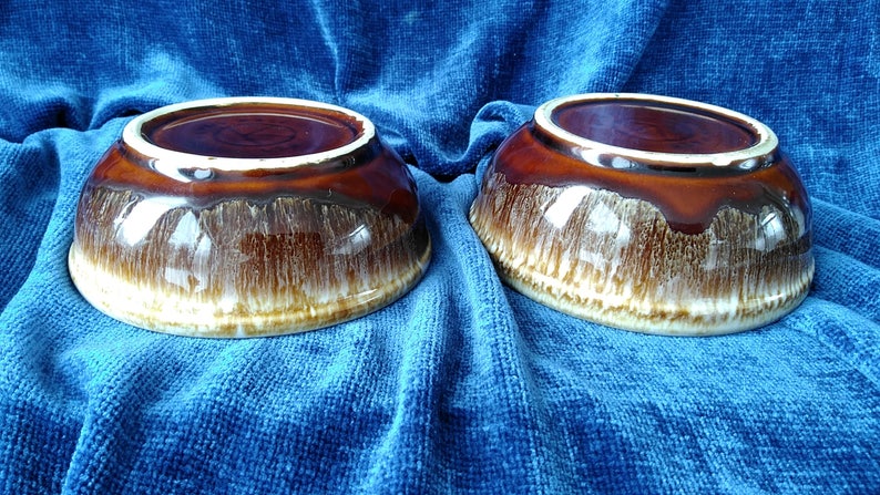 Kathy Kale Brown Drip Bowls 5 14 Set of 2