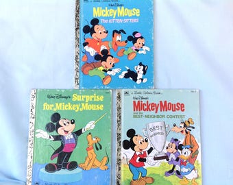 ヴィンテージ 70 年代 子供向け本 ウォルト ディズニー ミッキーと仲間