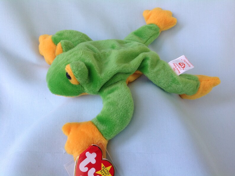 Smoochy Beanie Baby Ty Green Frog Beanie Baby 1997 Ty Plush - Etsy