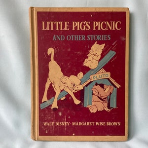 Little Pig’s Picnic 1939 Children’s Book Walt Disney Studios Margaret Wise Brown
