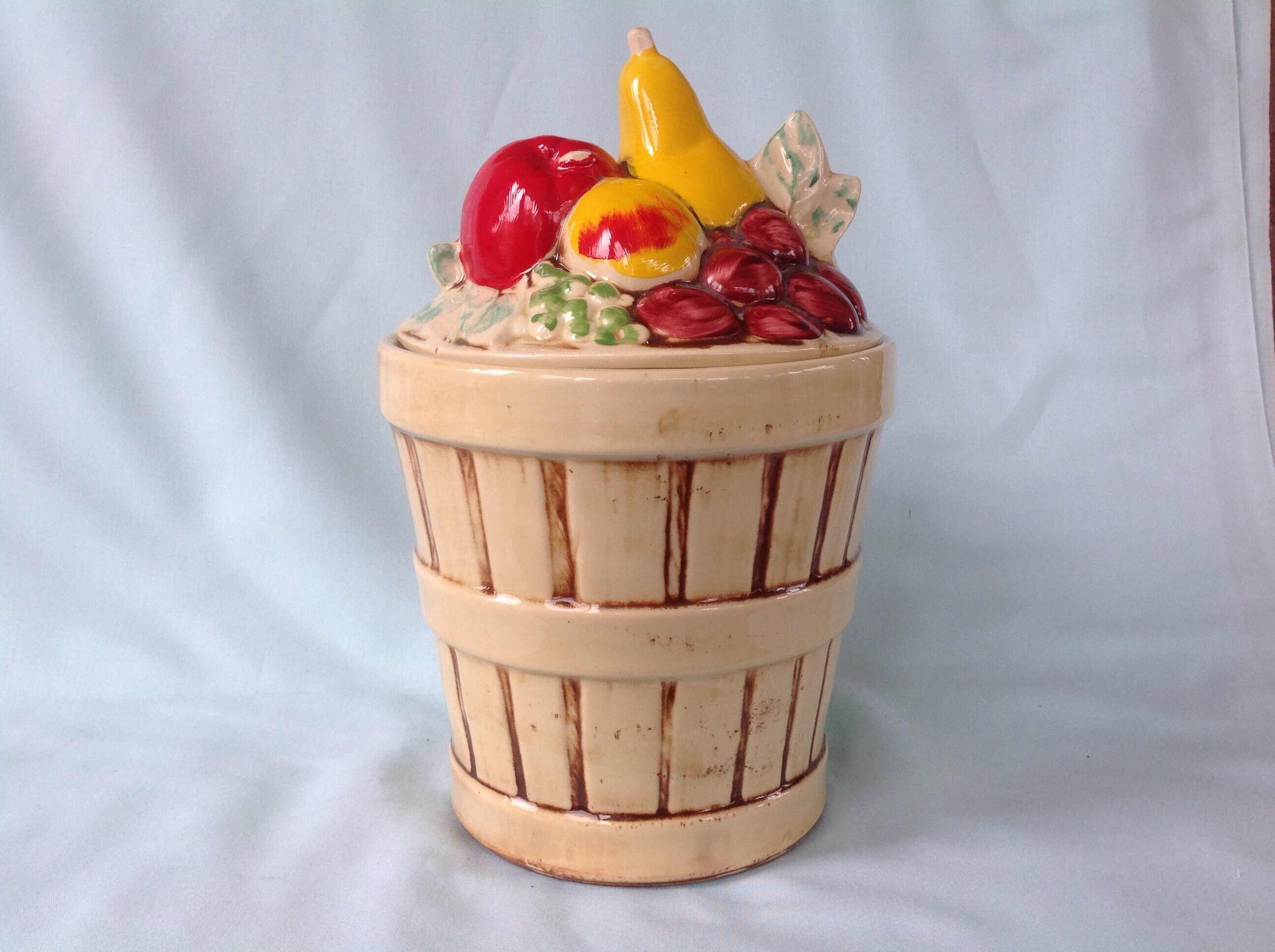 McCoy Fruit Basket Cookie Jar Nelson McCoy Potteries Fruit in Etsy