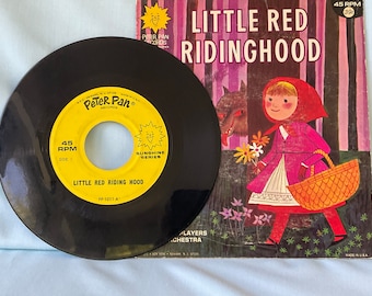 Little Red Riding Hood Peter Pan Records Children’s 45 RPM