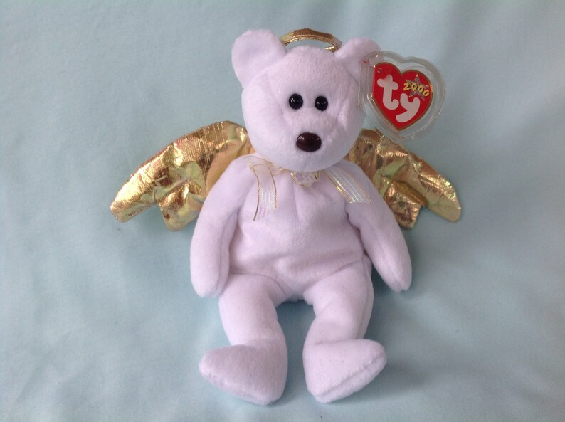 Angel bear beanie baby Clearance