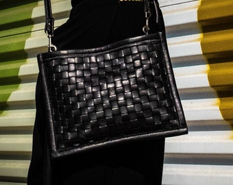 Stevie Woven Clutch