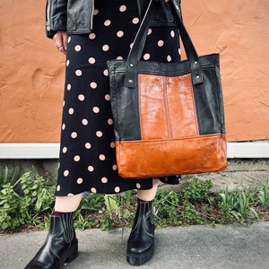 Eleanor Tote Black & Brown image 3