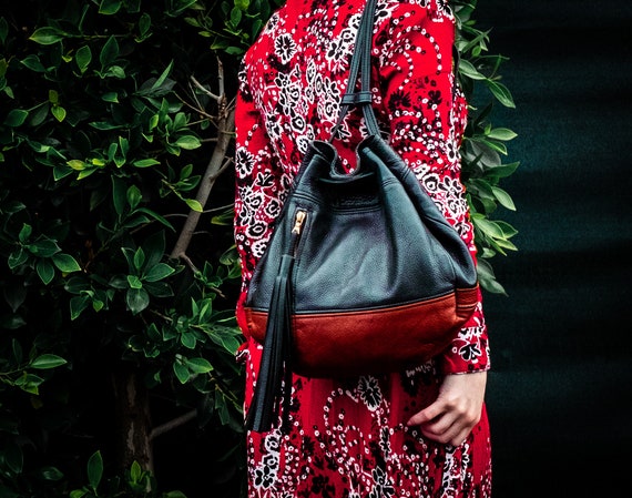 Lucy Backpack - Black - Etsy display picture 1