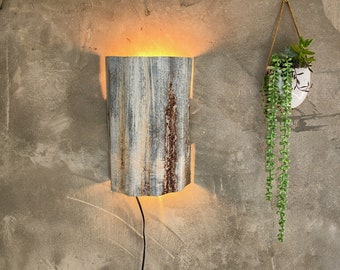 Metal Wall Sconce Light, Metal Vanity Light, Rustic Wall Sconce