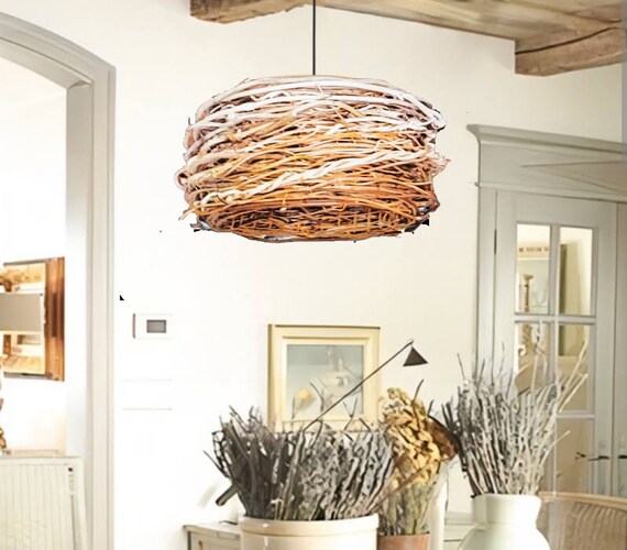 Birds Nest Pendant Light Pendant Lighting Black Pendant Light