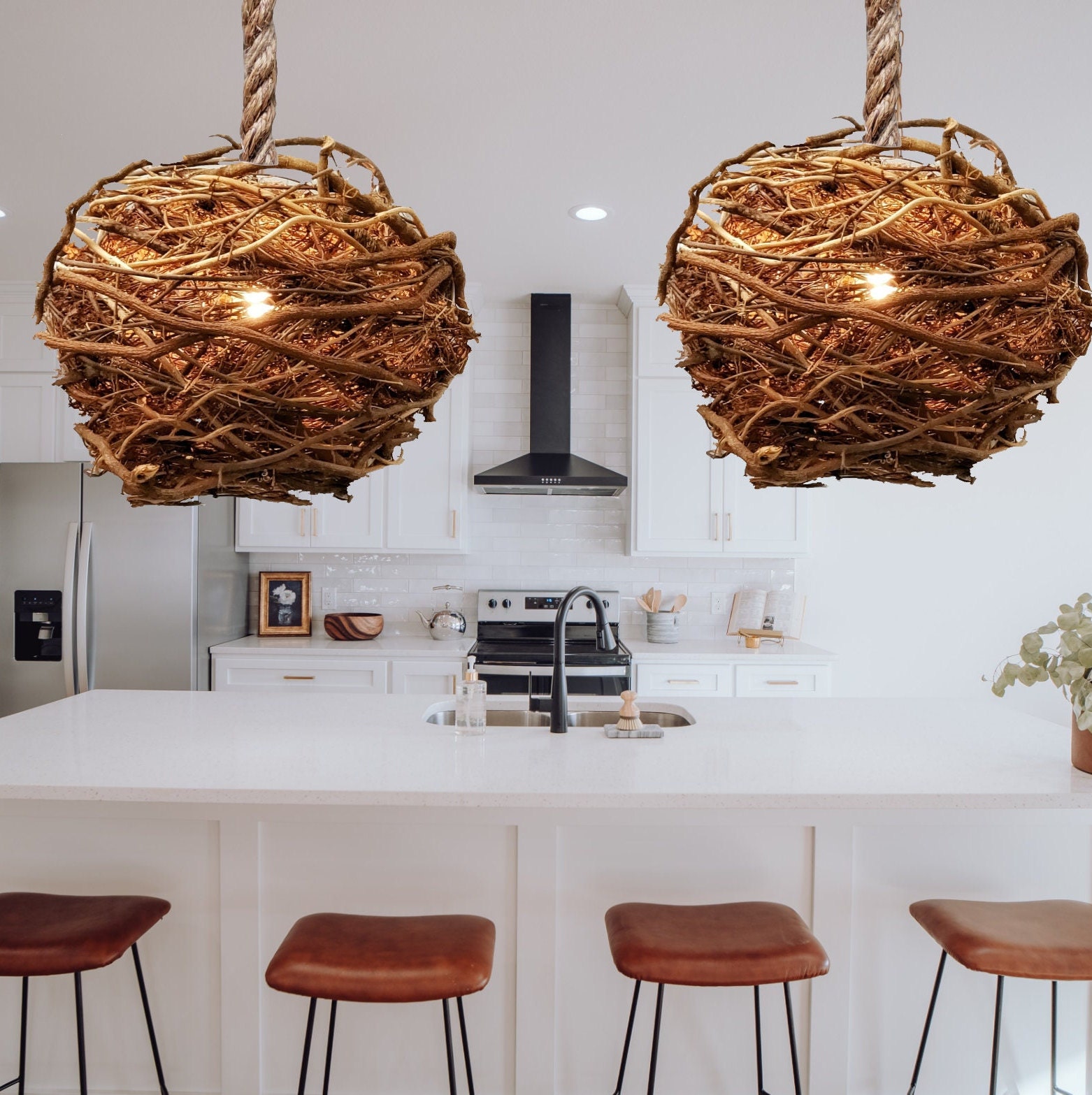 Shilo Little Twig Branch Sphere Chandelier Branch Chandelier