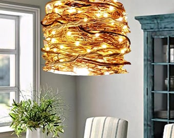 Handmade Rattan Pendant Light