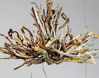 Driftwood Chandelier, Branch Chandelier, Rustic Chandelier, Wood Chandelier