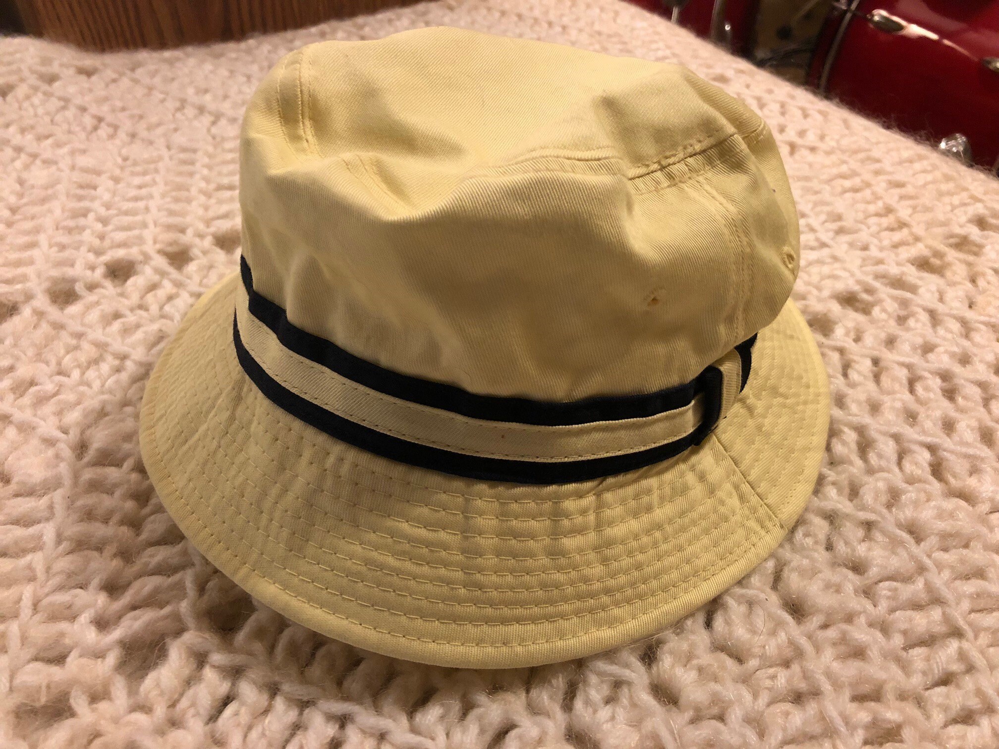 Vintage Izod Club Yellow Bucket Style Hat | Etsy