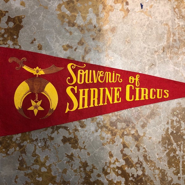 Circus Pennant - Etsy